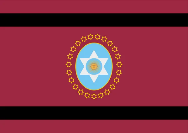 Сальта Флаг Провинции Аргентины Векторная Миграция — стоковый вектор
