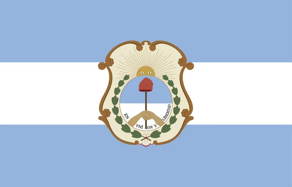 Bandeira San Juan Províncias Argentina Ilustração Vetorial — Vetor de Stock