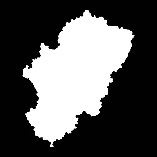 Aragon Kaart Spanje Regio Vectorillustratie — Stockvector