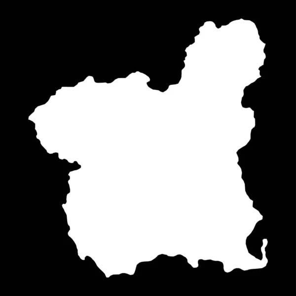 Murcia Haritası Spanya Bölgesi Vektör Illüstrasyonu — Stok Vektör