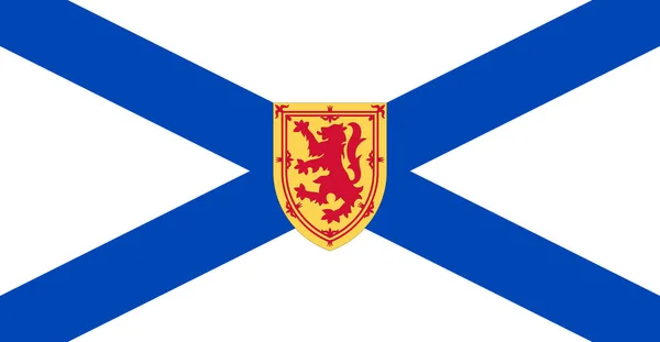 Флаг Новой Шотландии Провинция Канада Векторная Иллюстрация — стоковый вектор