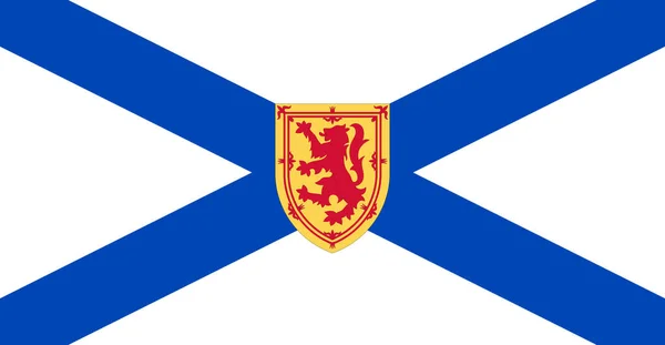 Nova Scotia Flagge Provinz Kanada Vektorillustration — Stockvektor