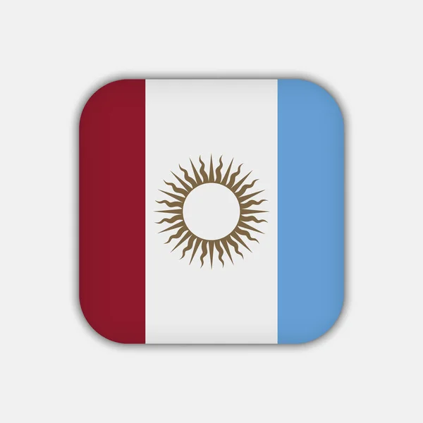 Cordoba Flagge Argentinische Provinzen Vektorillustration — Stockvektor