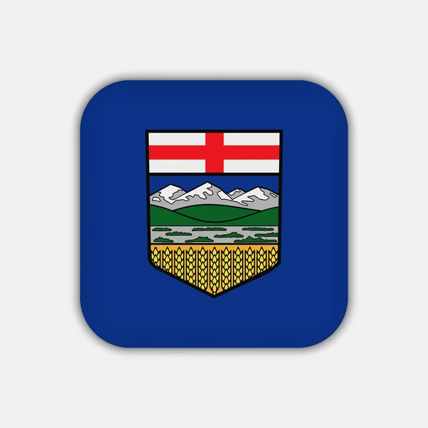 Прапор Альберти Провінція Канада Приклад Вектора — стоковий вектор