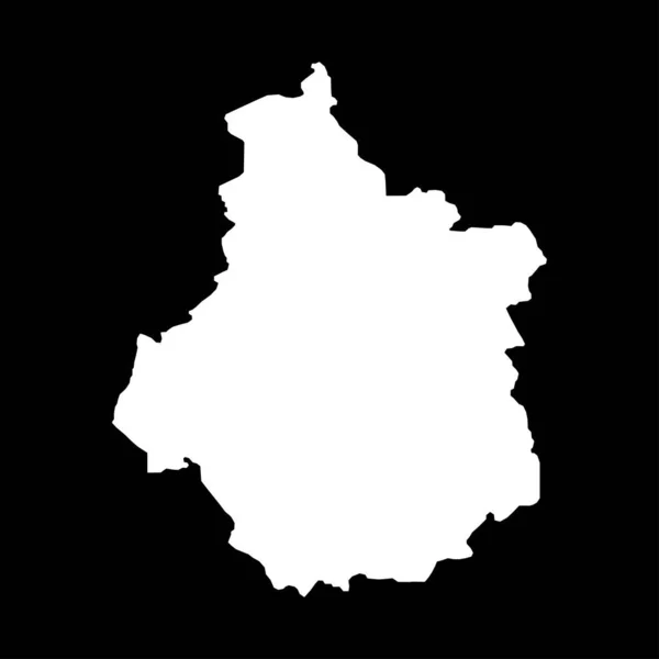 Centrala Val Loire Karta Regionen Frankrike Vektorillustration — Stock vektor