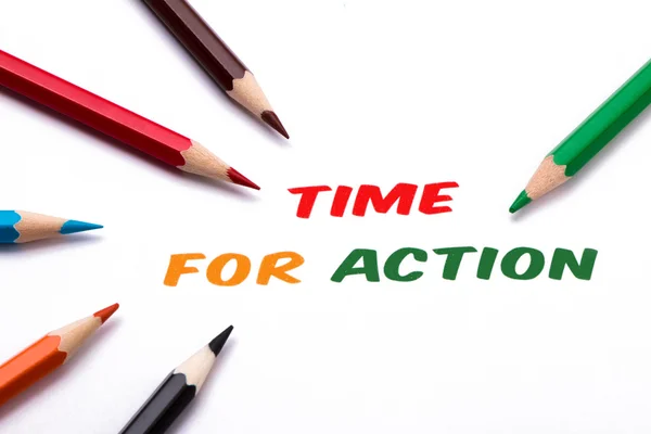 Time for action — Stock Photo, Image