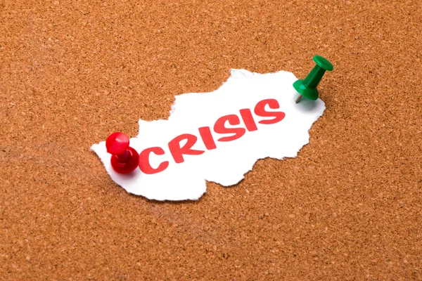 Crisis — Stockfoto