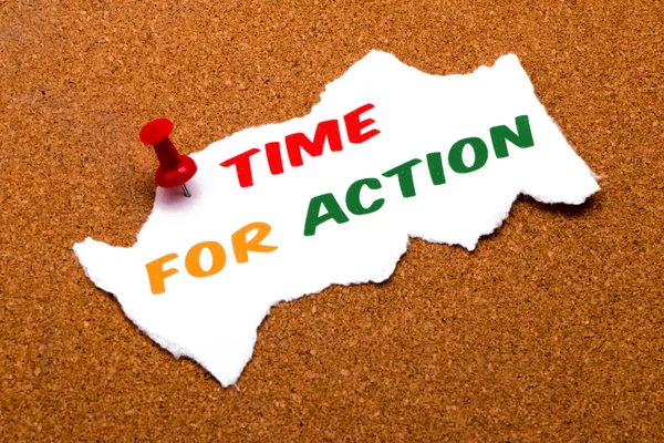 Time for action — Stock Photo, Image