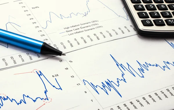 Financial analysis Royalty Free Stock Images