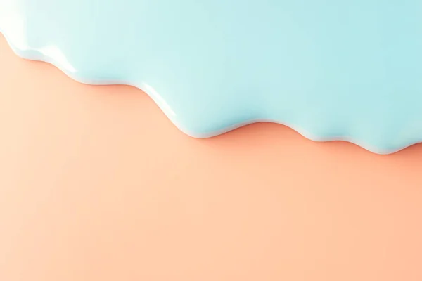 Abstrakt Bakgrund Pastell Havet Vågor Sandstrand Minimalistisk Bakgrund Kopiera Utrymme — Stockfoto