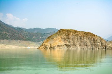 Tehri lake in Uttarakhand, india, Tehri Lake is an artificial dam reservoir. Tehri Dam, the tallest dam in India and Tehri dam is Asia's largest man-made lake.