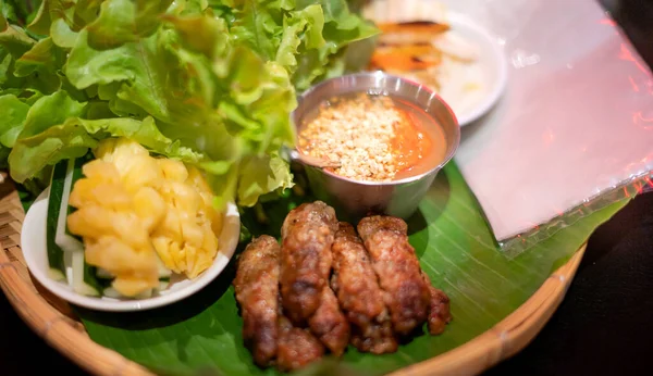 Set of Traditional food famous in Vietnam, The local Vietnam food that good for health.