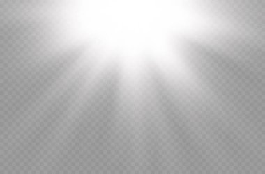 Güneş ışığı, güneş ışınları, beyaz ışık. 