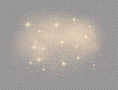 Işıl ışıl sarı toz zerreleri