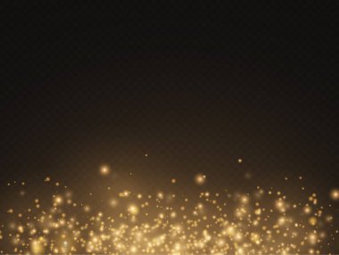 Işıl ışıl sarı toz zerreleri