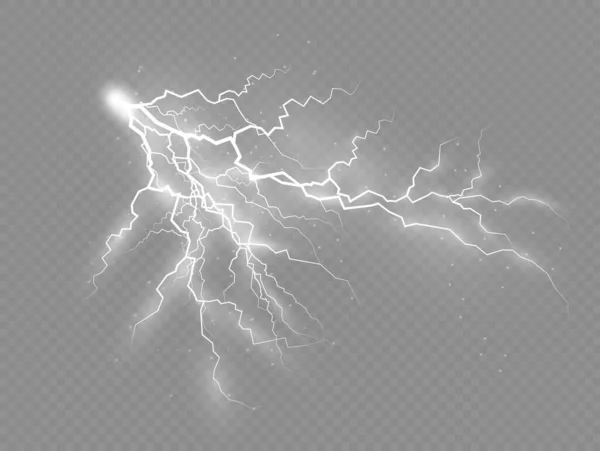 Reißverschlussset, Gewitter und Effektblitze. — Stockfoto