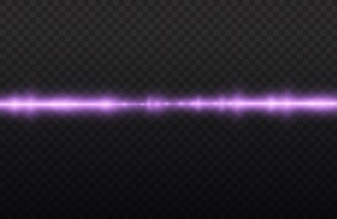 Yatay mor ışık ışınları, flaş mor çizgi.