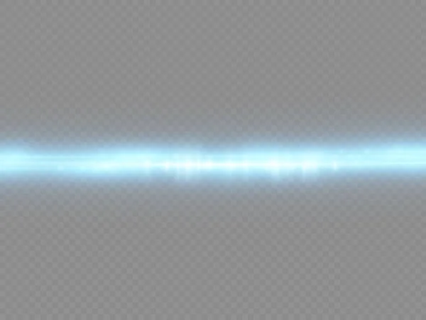 Ακτίνες λέιζερ, οριζόντιες μπλε ακτίνες φωτός. — Διανυσματικό Αρχείο