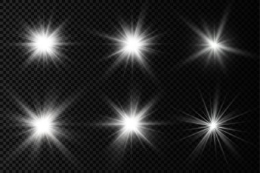 Parlayan beyaz ışık, patlayan güneş ışınları..