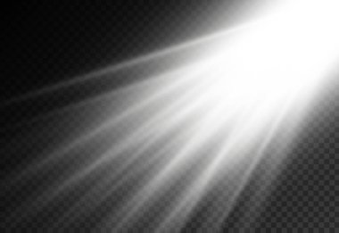 Güneş ışığı, güneş ışınları, beyaz ışık. 