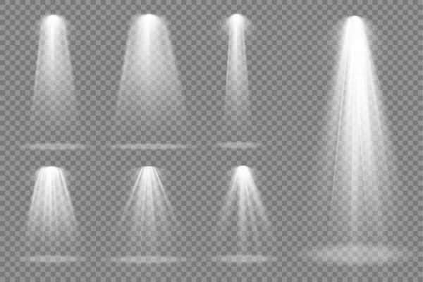 Beyaz spot ışığı, projektör ışığı efekti.