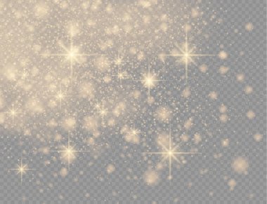 Işıl ışıl sarı toz zerreleri