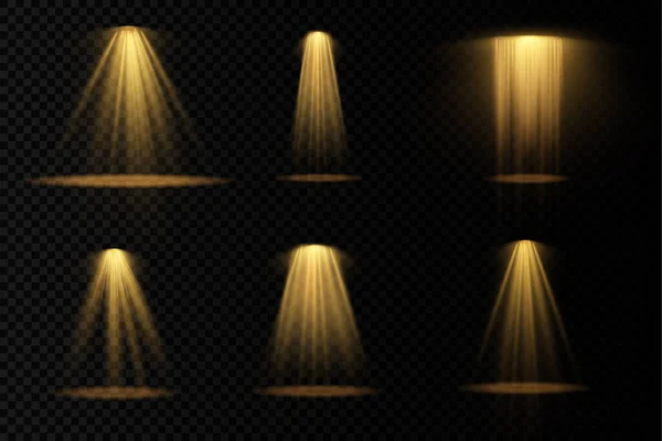 Sarı spot ışığı, projektör ışığı efekti.