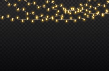 Noel altın çelengi, yol gösteren neon lamba.