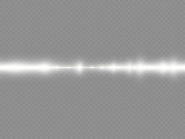 Yatay ışık ışınları, parlayan beyaz yatay çizgi