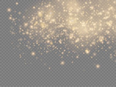 Işıl ışıl sarı toz zerreleri