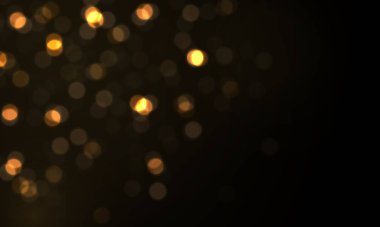 Soyut parlak bokeh ışıkları, sihirli toz.