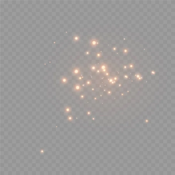 Het stof vonkt en rode sterren licht. — Stockfoto