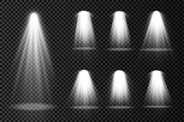 Комплект белого освещения прожектора.
