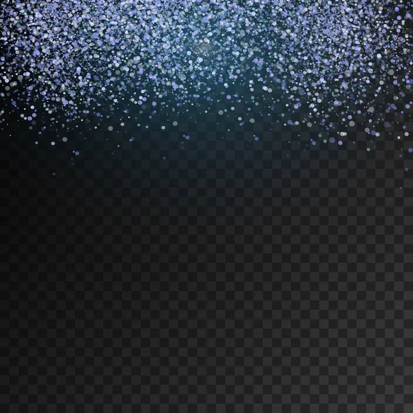 Étincelant néon bleu poussière magique particules lumière — Image vectorielle