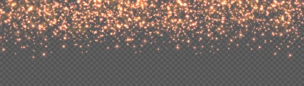 Red Dust Sparks Star Shine Special Light Blur Christmas Sparkl — Vector de stock