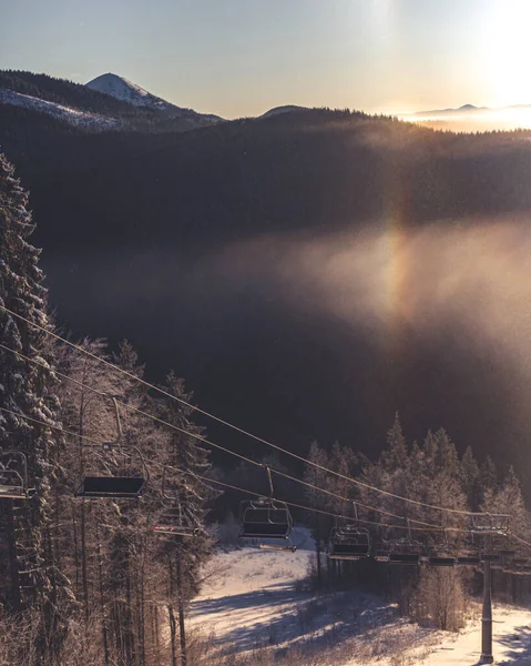 Dağların güzel manzarası