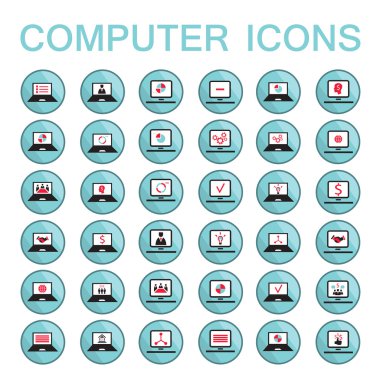 web simgeler bilgisayar teknoloji elektronik iş kümesi