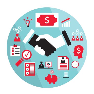 düz iş öğeleri karşılıklı ortaklık kavramı vb