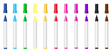 Kalem vektör çizim hissettim