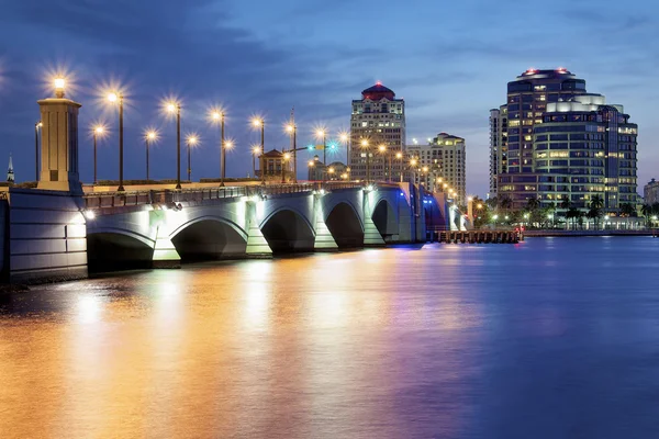 West Palm Beach Skyline — Stockfoto