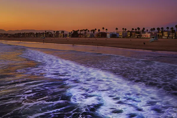 Pôr do sol de Venice Beach — Fotografia de Stock