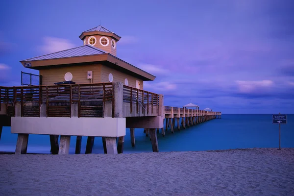 Juno παραλία πάρκο pier — Φωτογραφία Αρχείου