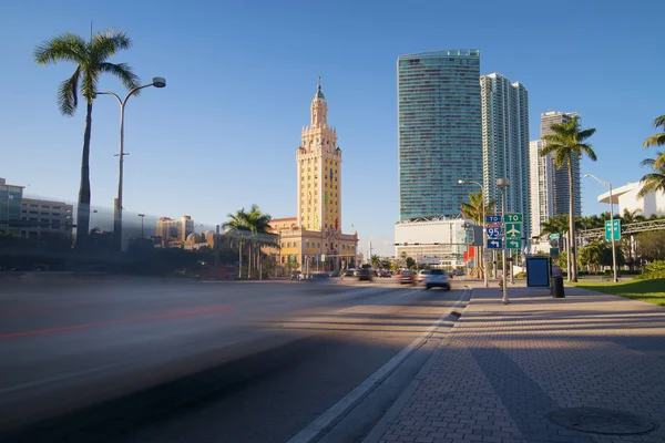 Miami op moment van de dag. — Stockfoto