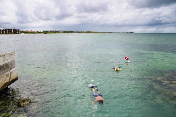 Ochtend snorkelen — Stockfoto