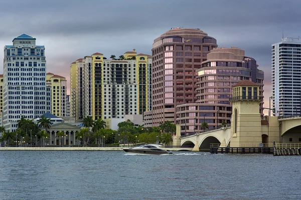 West Palm Beach Skyline — Foto de Stock