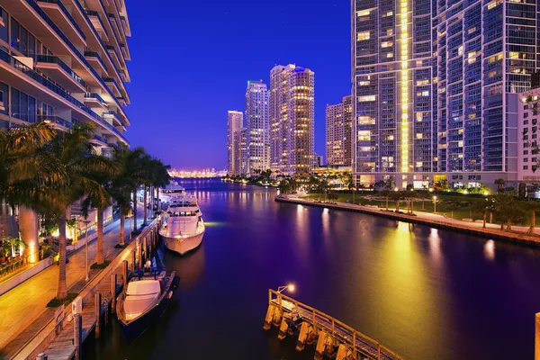 Downtown Miami Edifícios — Fotografia de Stock