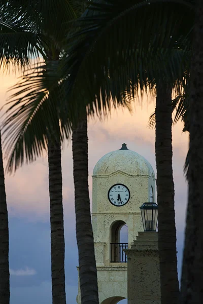 Worth Avenue Torre dell'orologio — Foto Stock