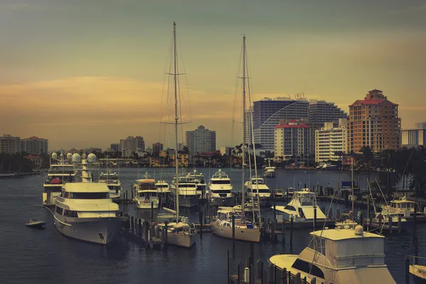 Horizonte de Fort Lauderdale — Foto de Stock