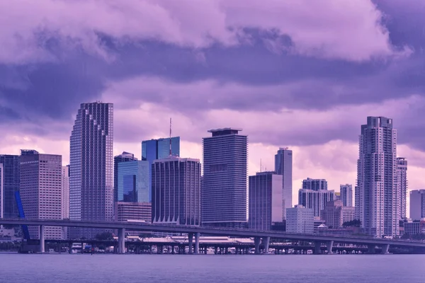 Regen in miami — Stockfoto