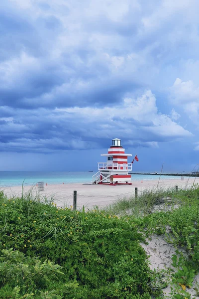 Miami beach alacakaranlık — Stok fotoğraf